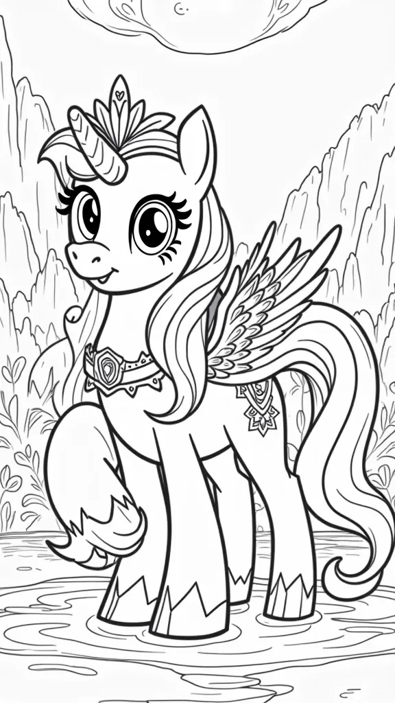 ma petite cadence poney coloriage